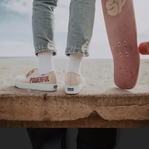 KEDS BEE & FOX “Pretty Powerful” Triple Kick Snkrs - Picture 3 of 3